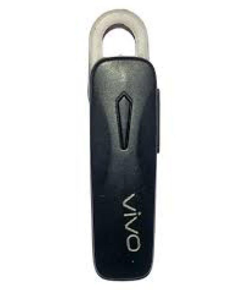 Vivo Bluetooth Headset - Black - Bluetooth Headsets Online at Low