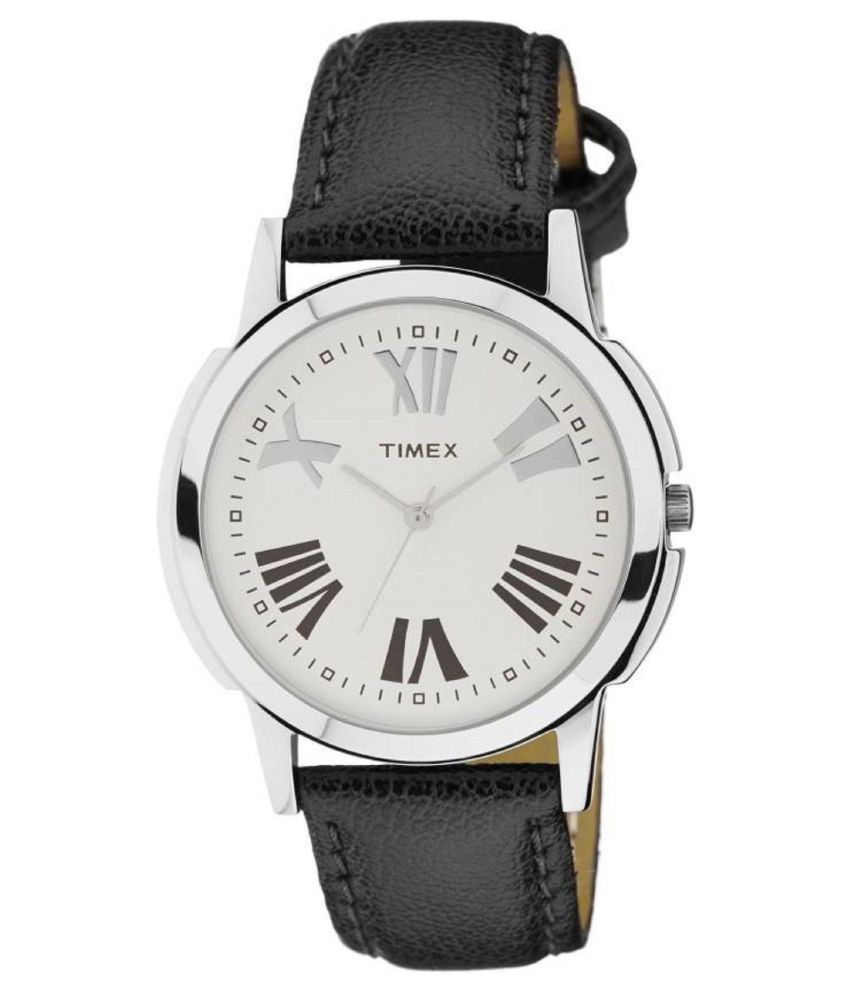 timex tw00zr112 leather analog