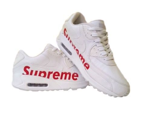 nike supreme white shoes