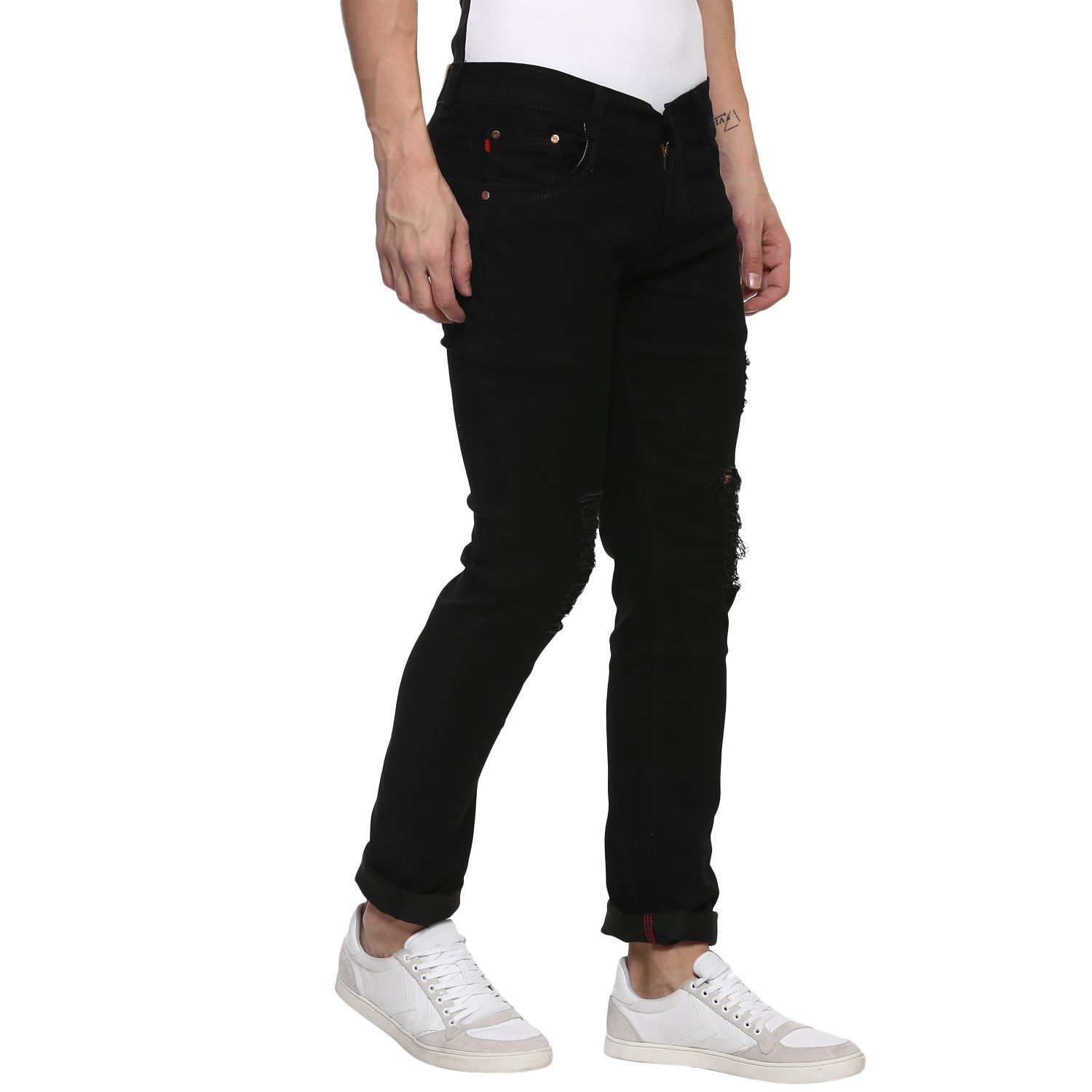 black slim jeans womens