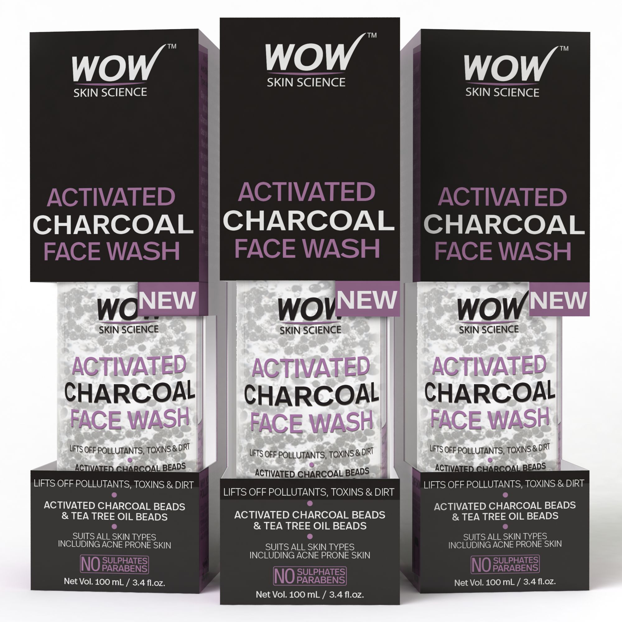 wow charcoal face wash price