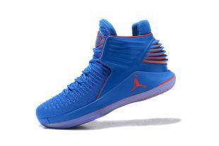 jordan blue basketball shoes