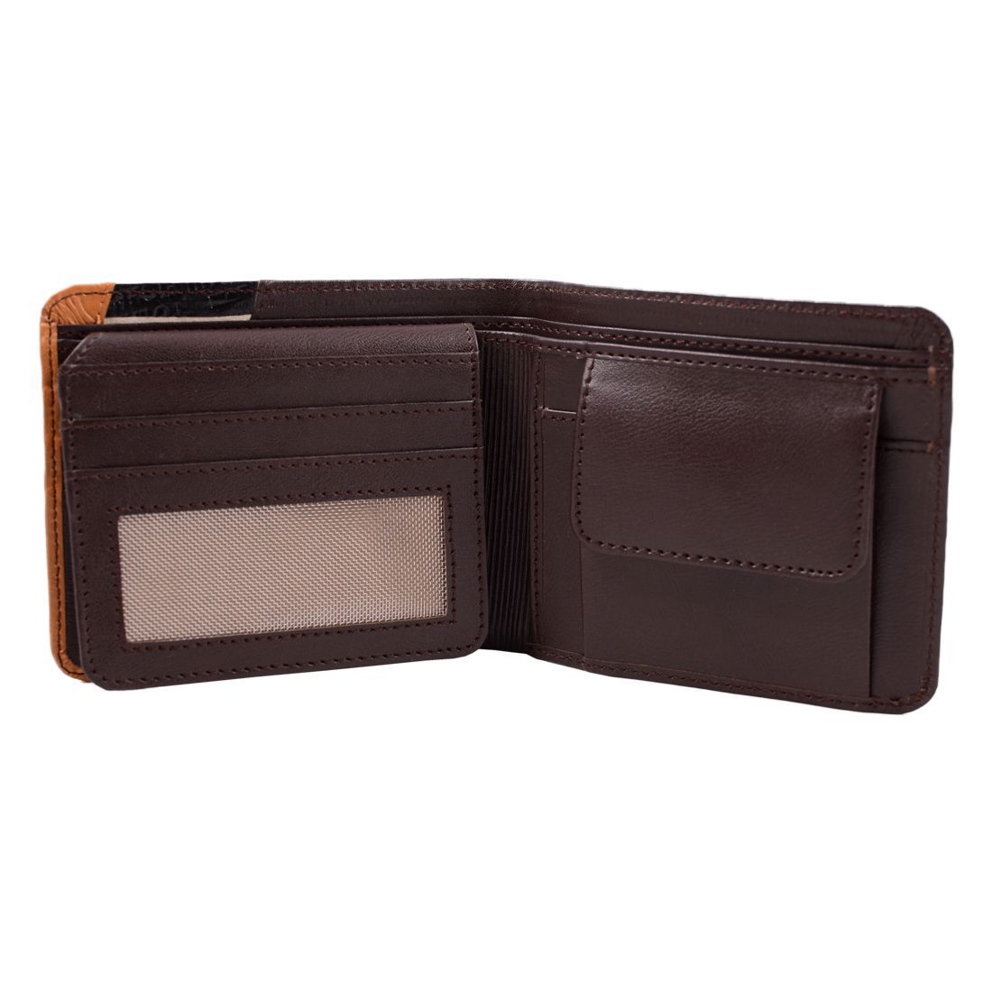 tommy hilfiger leather brown casual regular wallet
