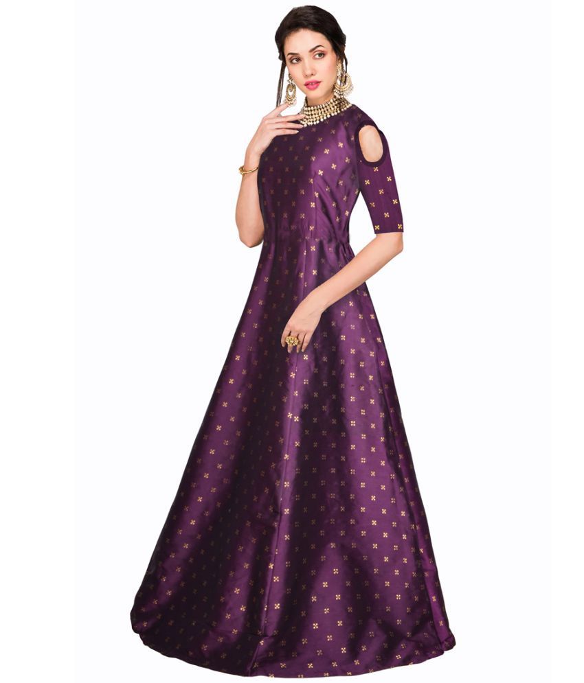 active anarkali gown
