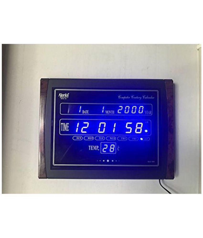 Ajanta Rectangular Digital Wall Clock Olc 104 5 X 32 Cms Buy Ajanta Rectangular Digital Wall Clock Olc 104 5 X 32 Cms At Best Price In India On Snapdeal