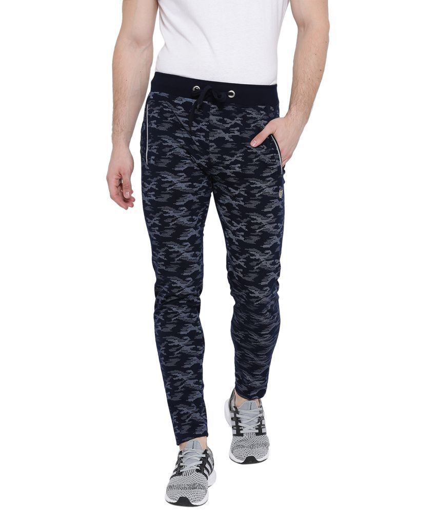 navy trackpants