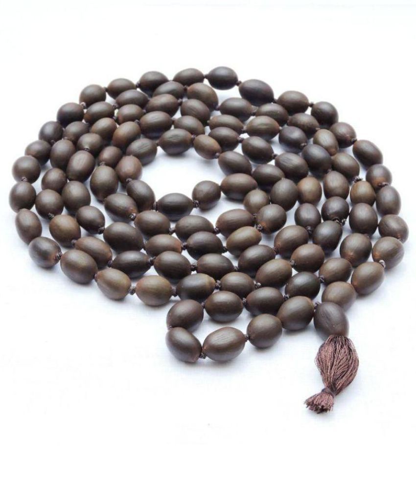     			vastughar Brown Wooden Kamal Gatta Mala