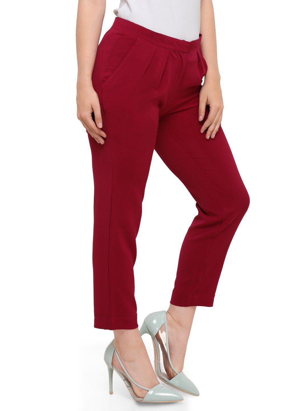 Buy Smarty Pants Poly Cotton Cigarette Pants Online at Best Prices in ...