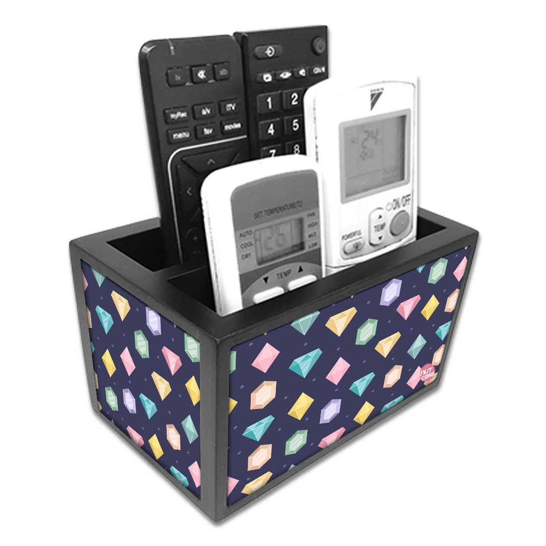 Nutcase Designer Wooden Remote Control Holder Stand Organizer for TV/AC