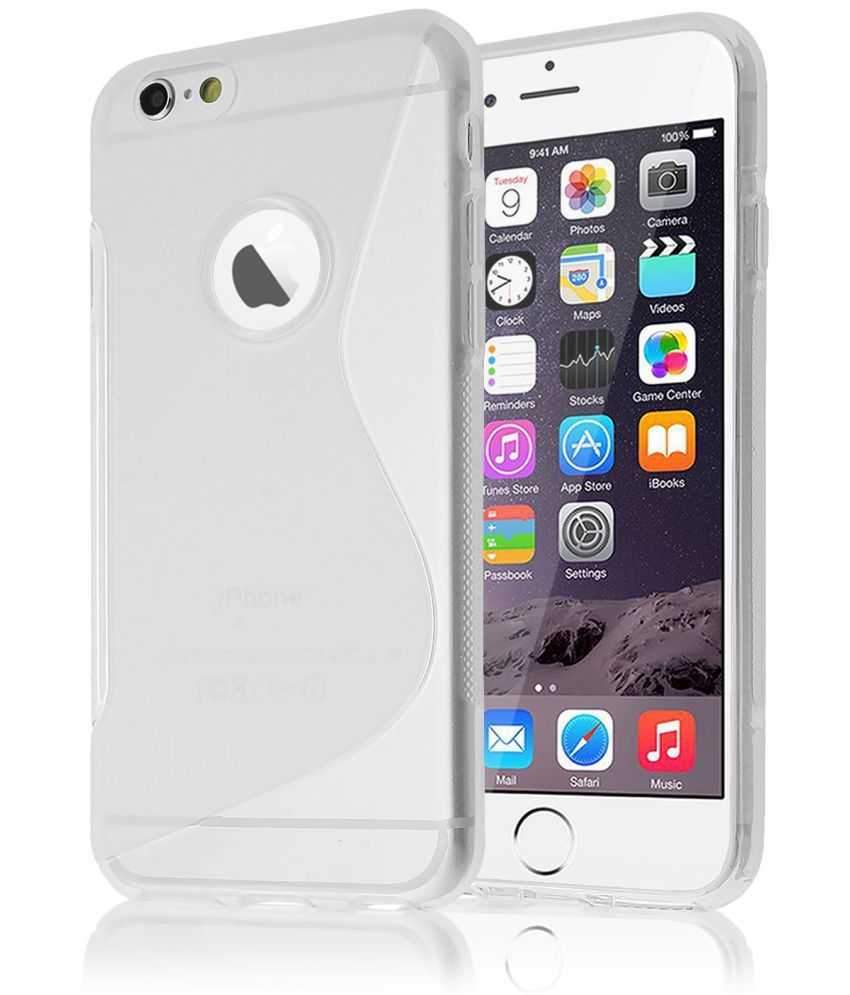 Apple iPhone 6 Plain Cases OURPRINT - Transparent - Plain Back Covers ...