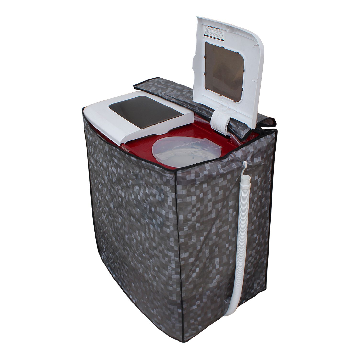 Lithara Single Polyester LG 7.0 KG SemiAutomatic P8073R3FA Gray Color