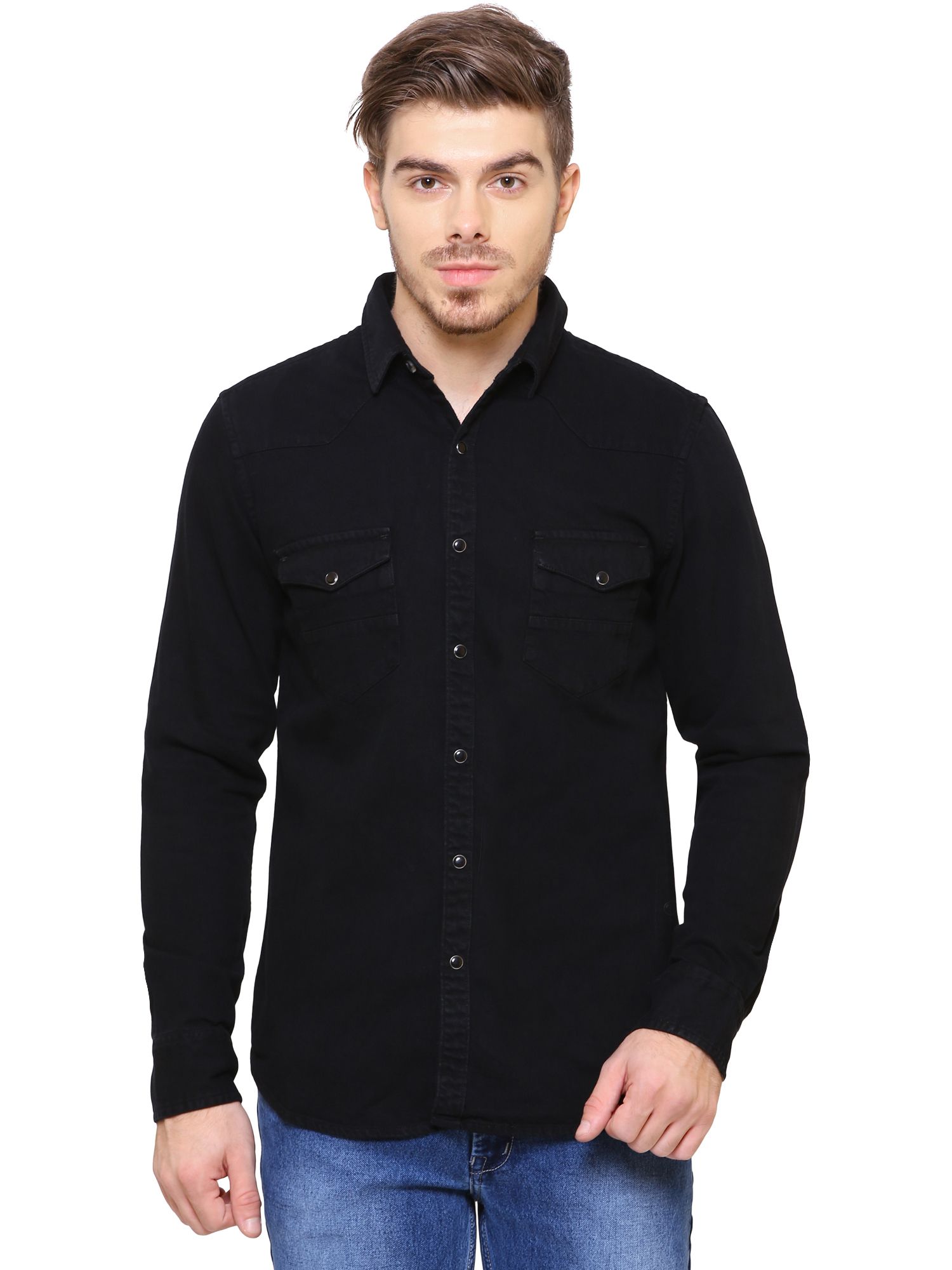 black shirt for party wear