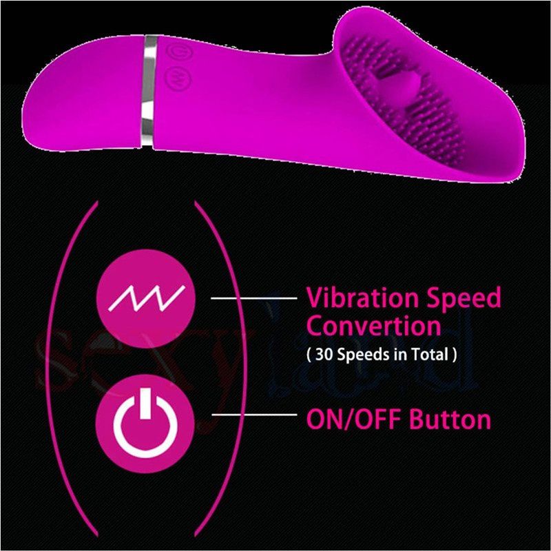 30 Modes Female Vibrator Machine Vibrating Tongue Sex Product Mini