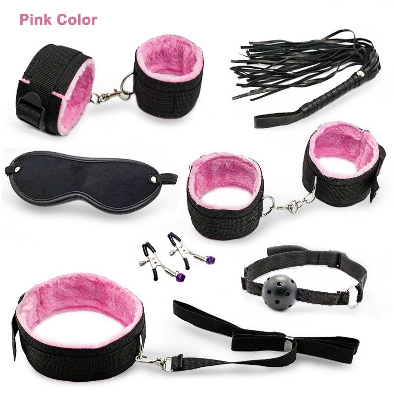 Sex Intimate Bdsm Bondage Kit Set Silicone Anal Vibrator Fetish Sex Toys For Couples Slave Game