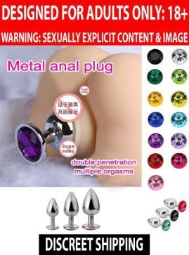 S M L Diamond Crystal Stainless Steel Butt Plug Suppository Gem Stimulation Butt Plug 13 Colors Choose Buy S M L Diamond Crystal Stainless Steel Butt Plug Suppository