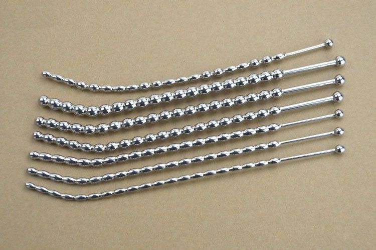 Solid 304 Stainless Long Steel Urethral Sound Urethral Plug Insert Male