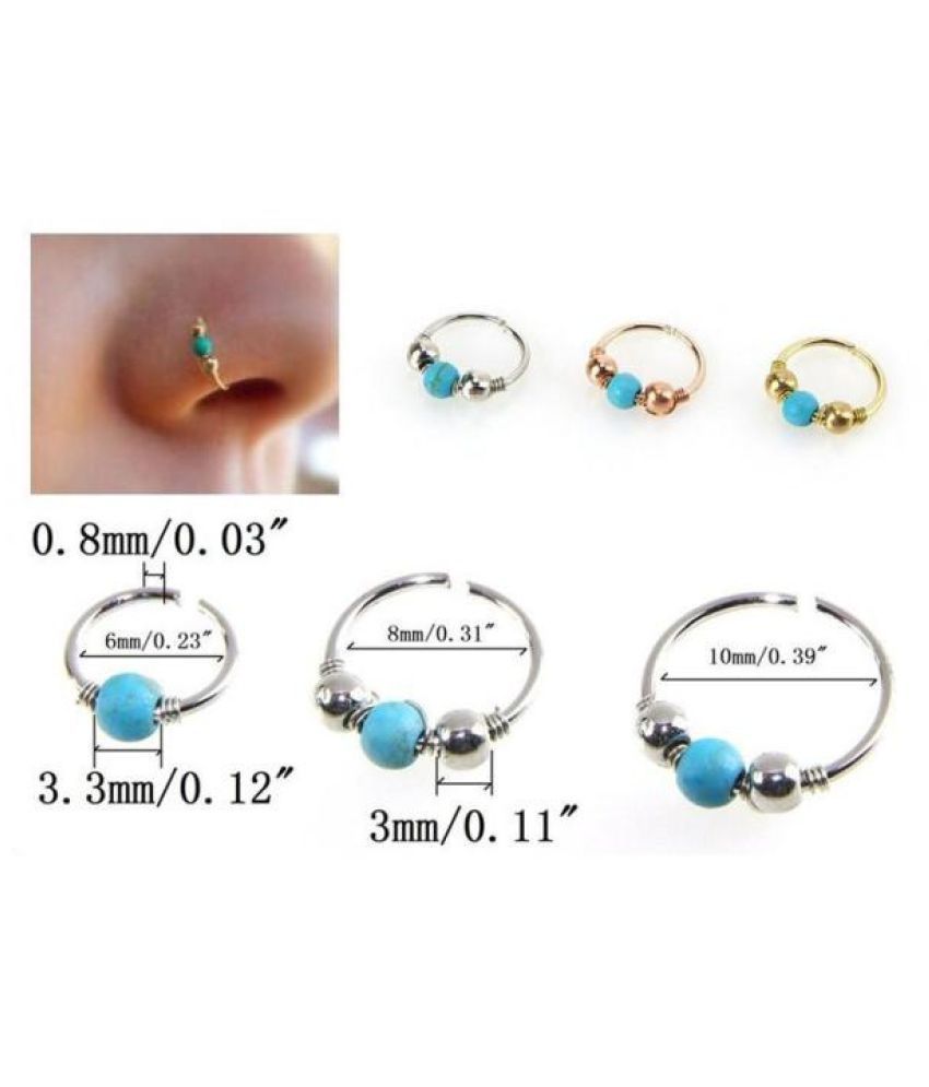 Hot style Sexy Nose Ring Stainless Steel Nose Ring Gold Filled ...