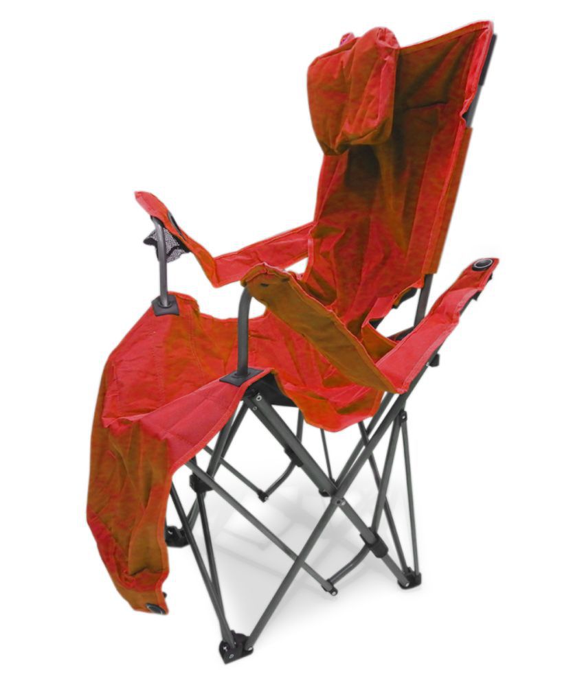 Folding Comfort Chair with footrest for Outdoor and