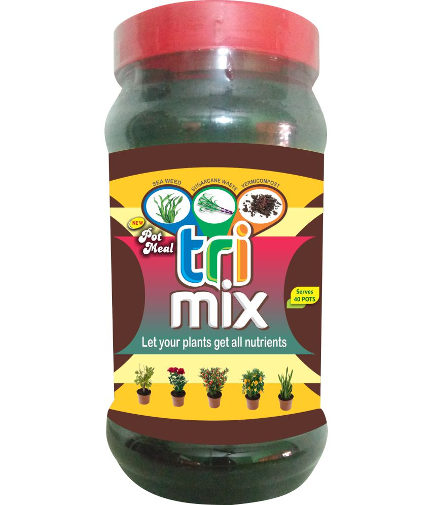 POT MEAL TRIMIX Multi Manure Plant Food( 250g For 40 Pots) Compost 100
