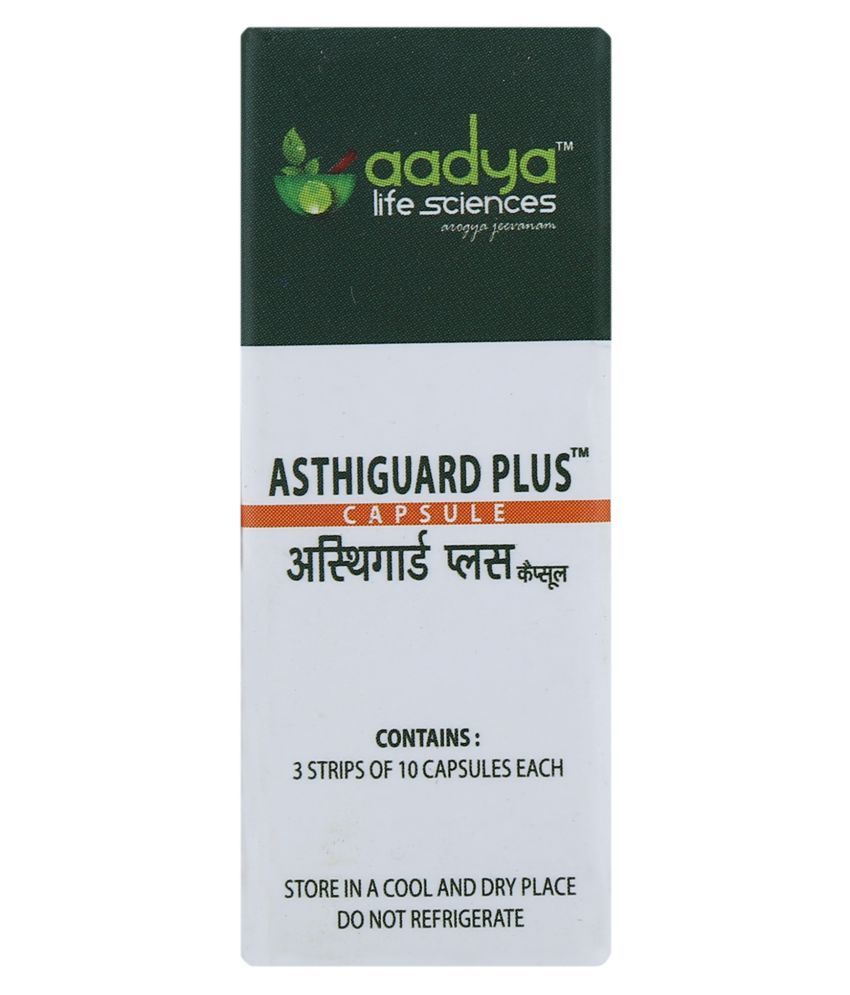 aadya life sciences Asthiguard Plus Capsules 30 Capsules Capsule 30 no