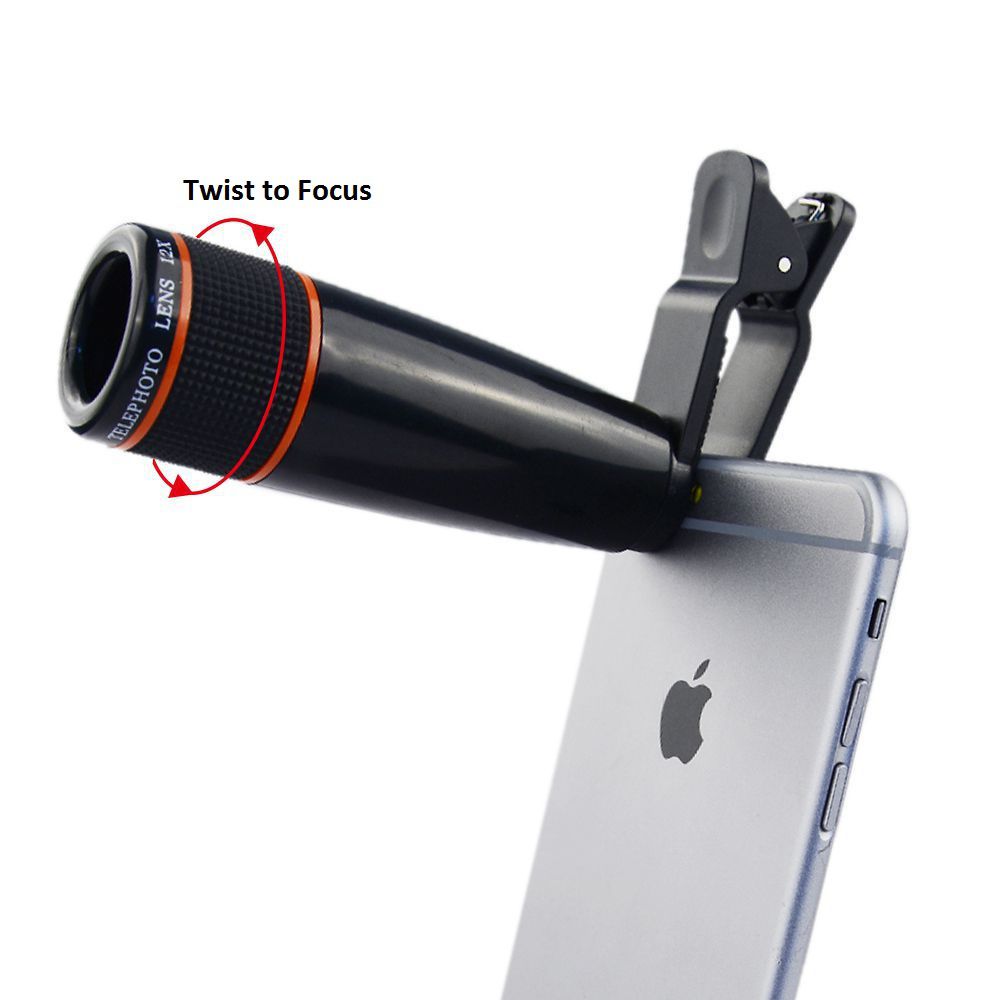     			Flip Finz 12X Mobile Lens Monocular
