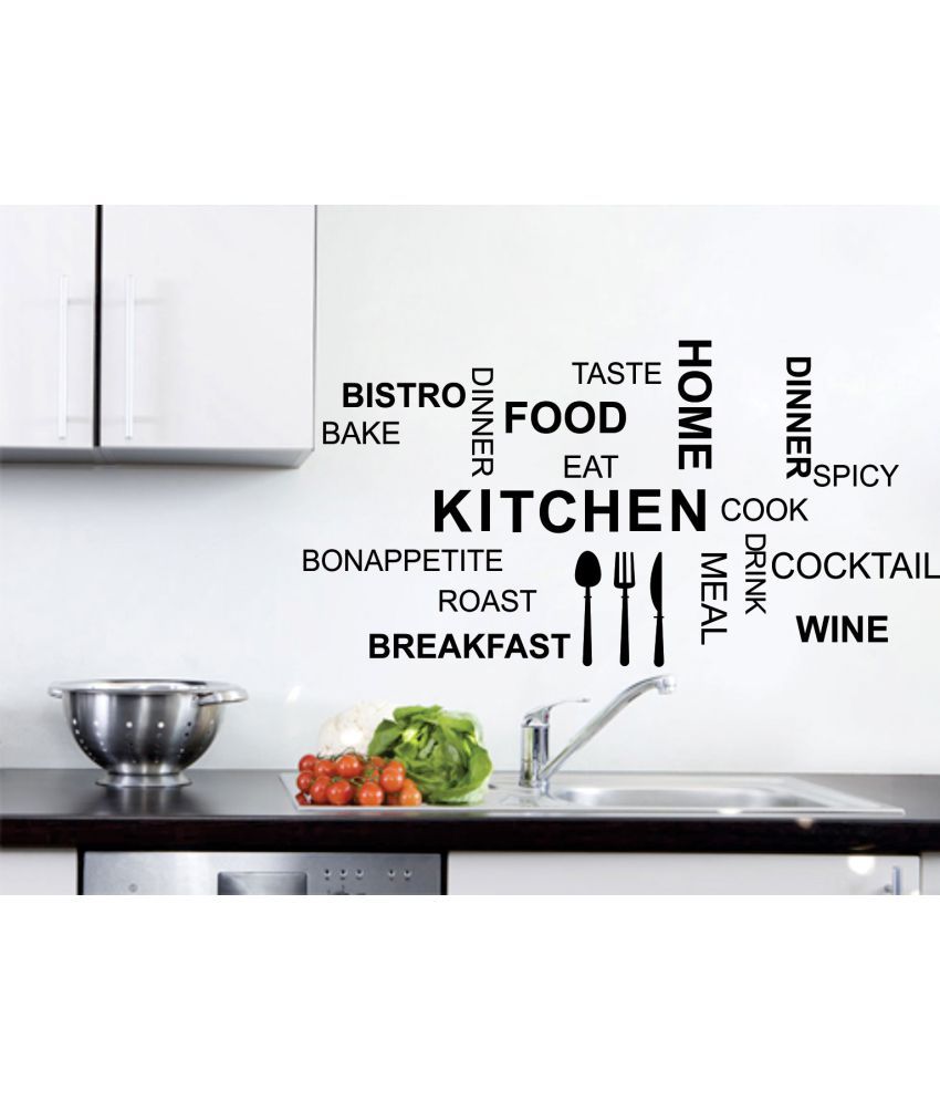 SRGindia Kitchen Quote Modern Art Motivational/Quotes Sticker ( 12 SRGindia Kitchen Quote Modern Art Motivational/Quotes Sticker ( 12