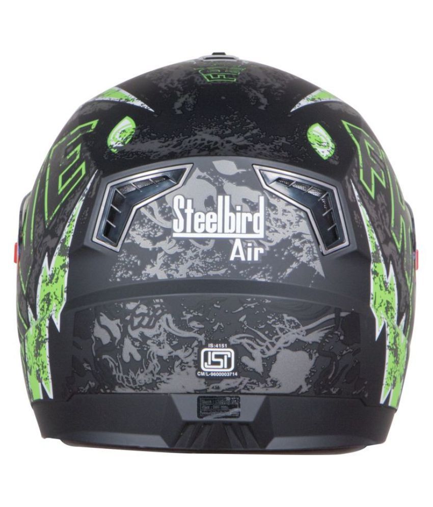 Steelbird Air SBA1 Free Live Night Vision Full Face Helmet Black M