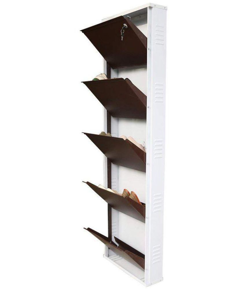 Peng Essentials Steel 5 Tier Shoe Rack Brown Buy Peng Essentials Steel 5 Tier Shoe Rack Brown Online At Low Price Snapdeal