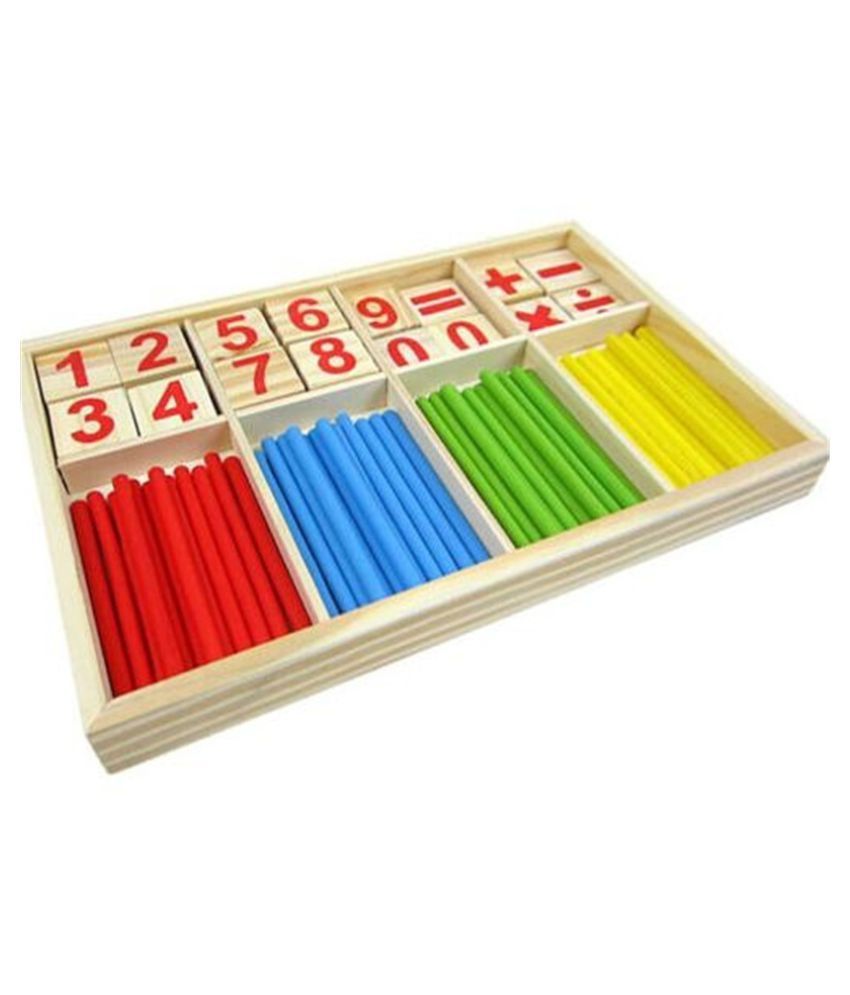 FD3929 Wooden Montessori Mathematics Material Early Learning Counting Kid Toy\ 