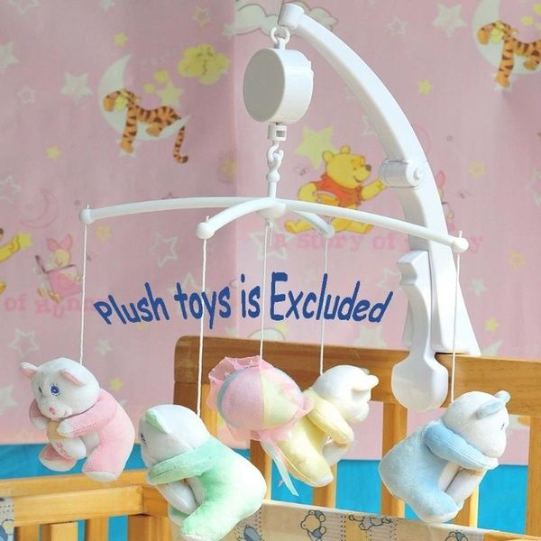 Rotary Baby Crib Mobile Bed Bell Toy Holder Arm Bracket Hanging