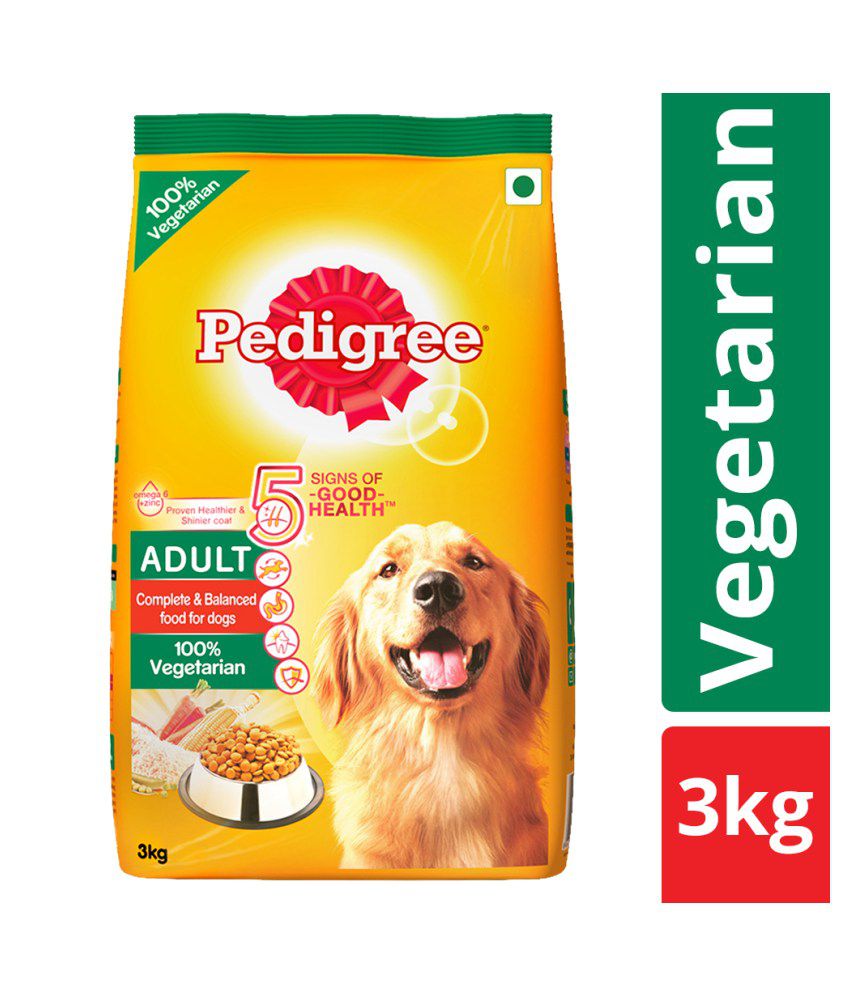     			Pedigree Dry Dog Food, Vegetarian for Adult Dogs, 3 kg