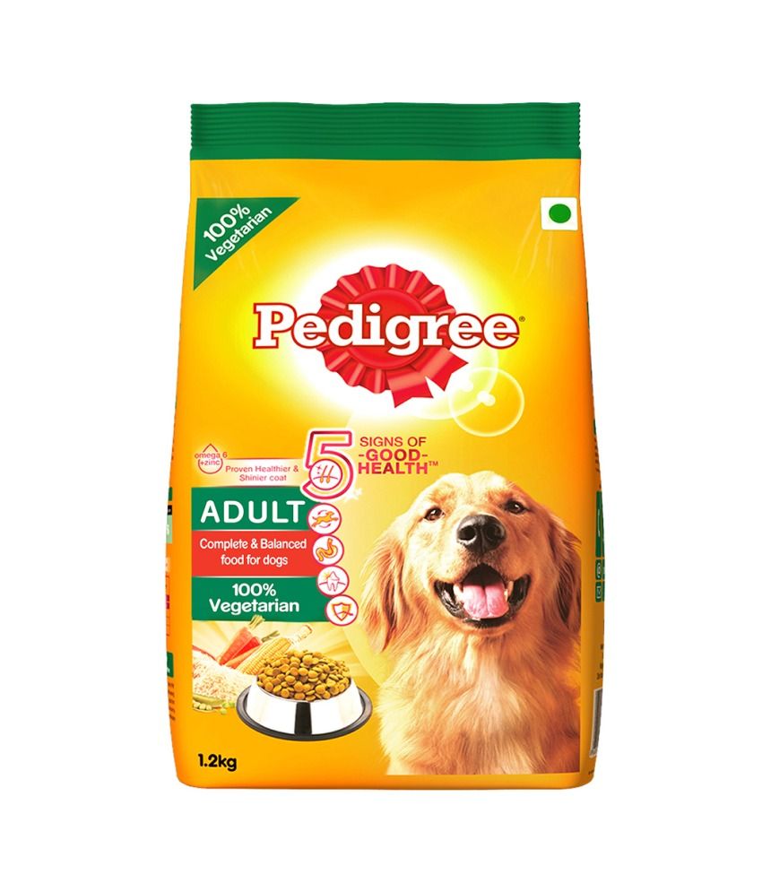 Pedigree Dry Dog Food, Vegetarian for Adult Dogs, 3 kg: Buy Pedigree ...