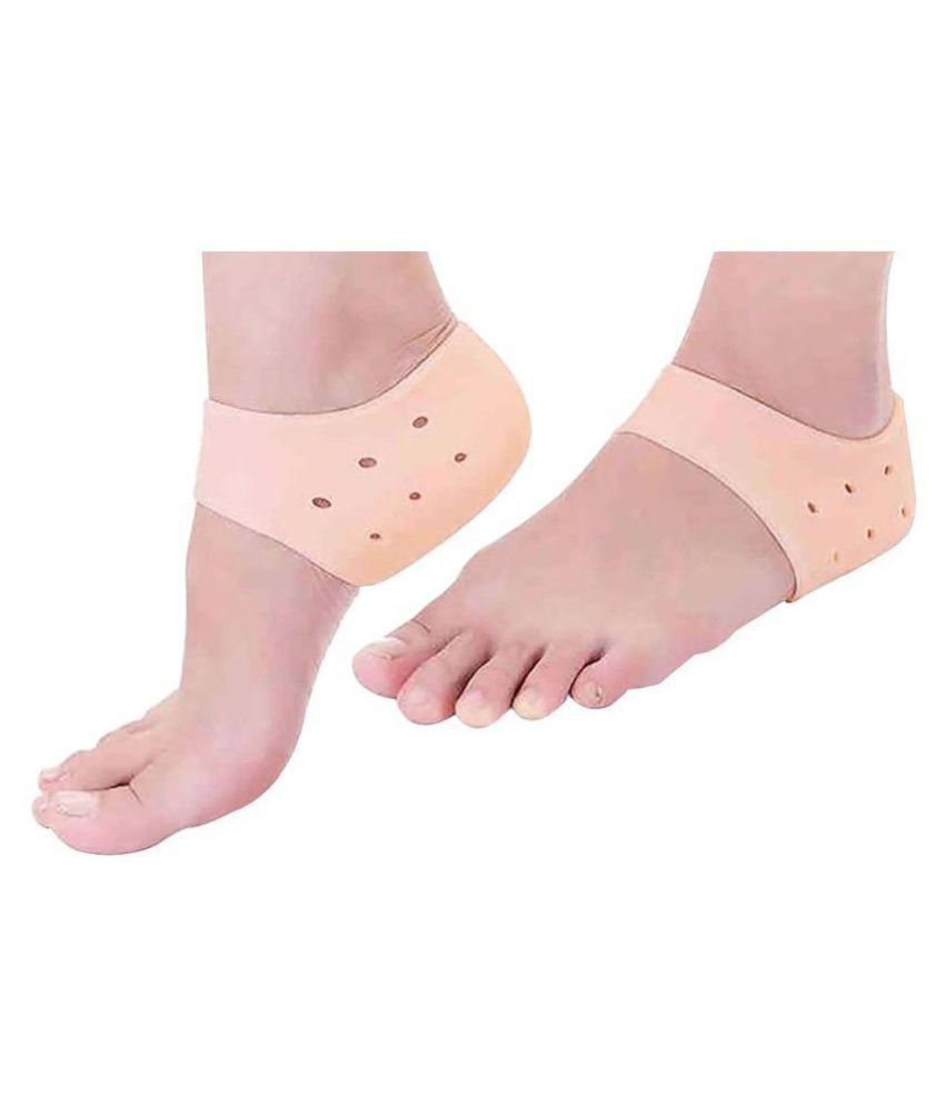 Shoppingtadka Heel Pain Relief Socks Silicone Dry Hard Crack Heels 1 pair