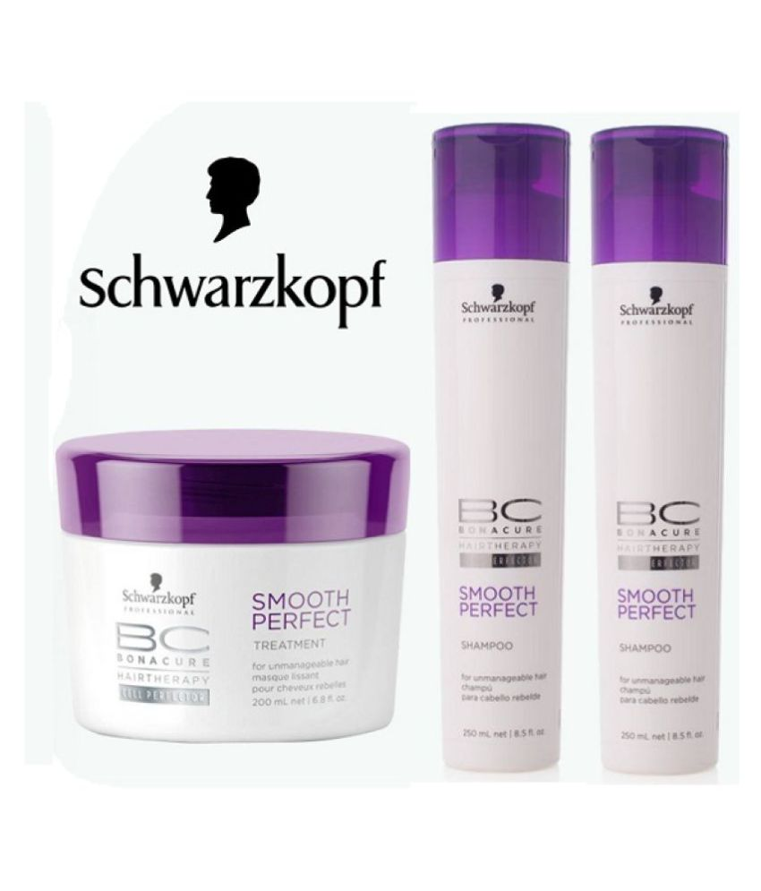 Schwarzkopf Bc Smooth Perfect Hair Mask & Shampoo 700 ml: Buy ...
