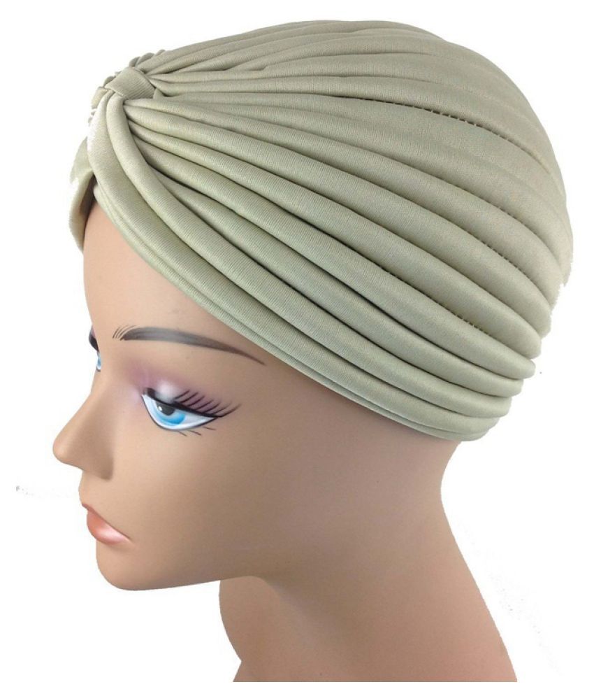 1pc High Quality Very Stretchable Turban Hat Cap 12 Different Colors 