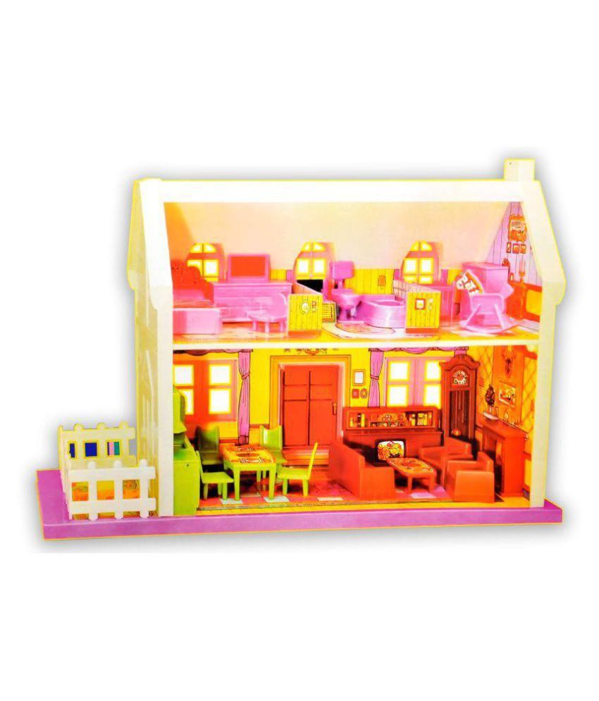 doll house set cartoon