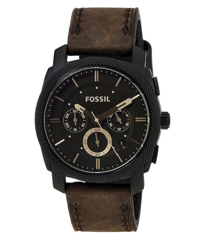 Fossil FS4656 Leather Chronograph - Buy Fossil FS4656 Leather ...
