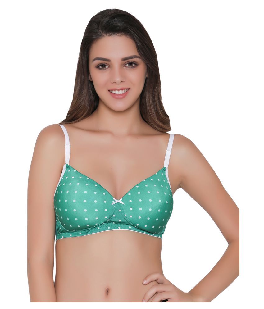     			Clovia Nylon Women's T-Shirt Bra ( Green )