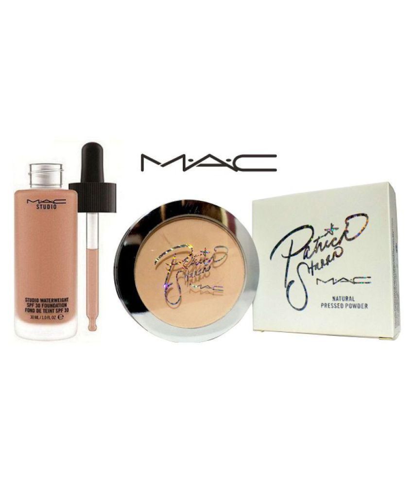 Mac Studio Waterweight Foundation & Natural Pressed Powder Makeup Kit gm:  Buy Mac Studio Waterweight Foundation & Natural Pressed Powder Makeup Kit  gm at Best Prices in India - Snapdeal