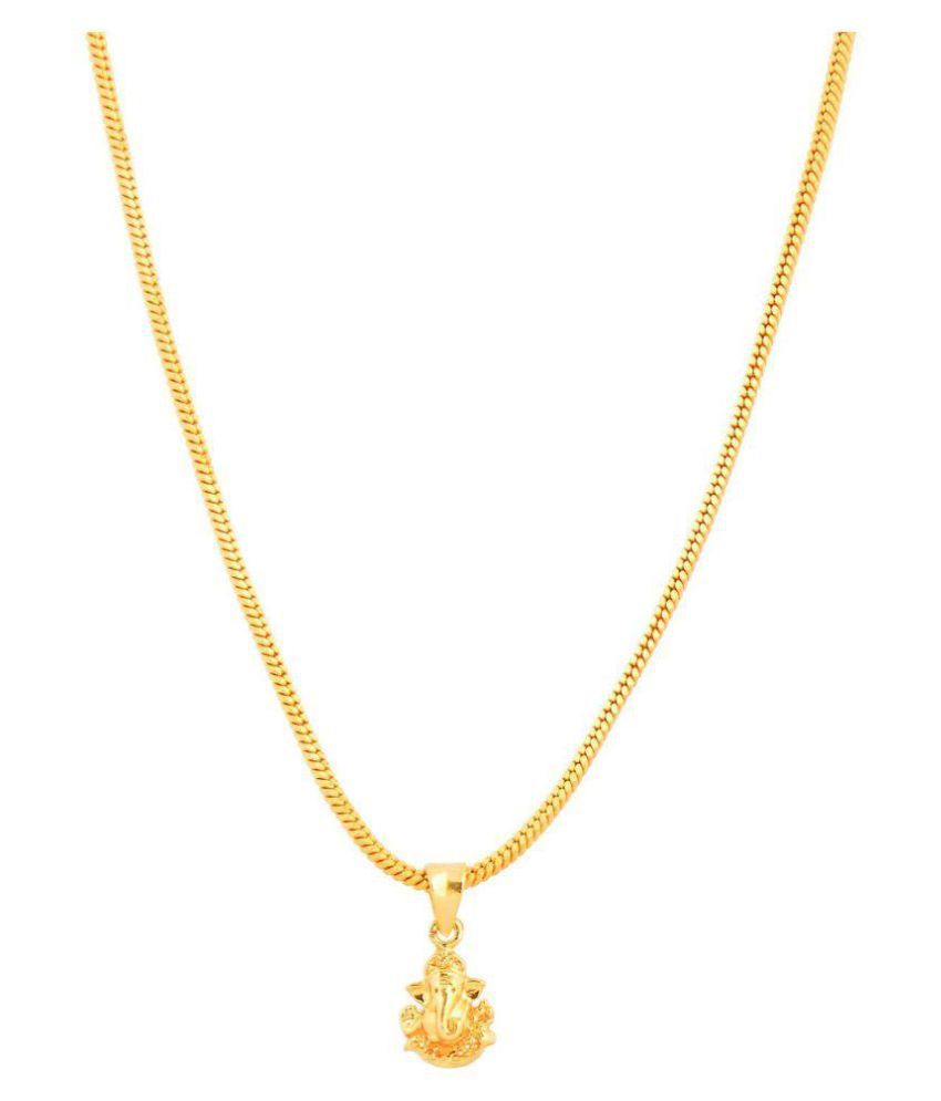     			Jewar Mandi - Gold Plated Chain ( Pack of 2 )