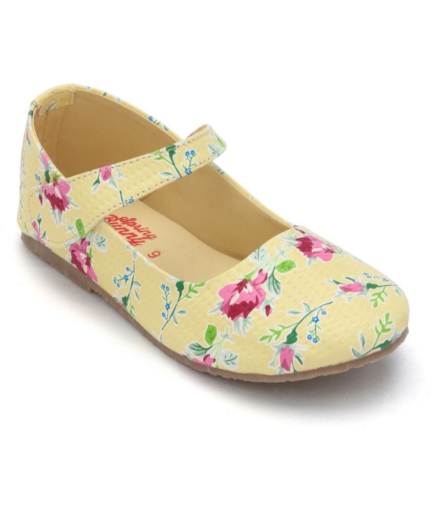 SPRING BUNNY Toddler Girl �RoseMary Yellow� Mary Jane SPRING BUNNY Toddler Girl �RoseMary Yellow� Mary Jane