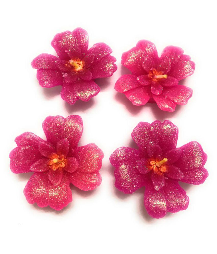 AGAAS ENTERPRISES Pink Floating Candle Pack of 4 Buy AGAAS