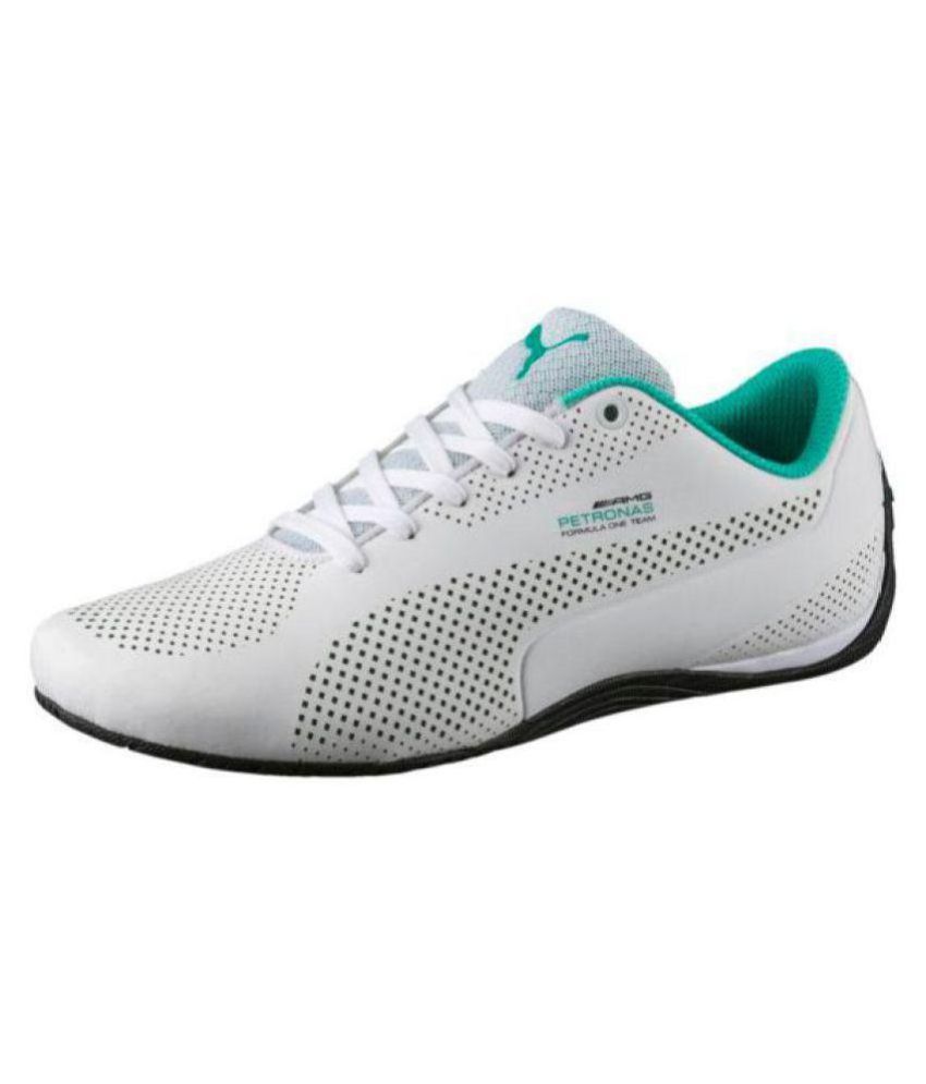 puma mercedes white sneakers