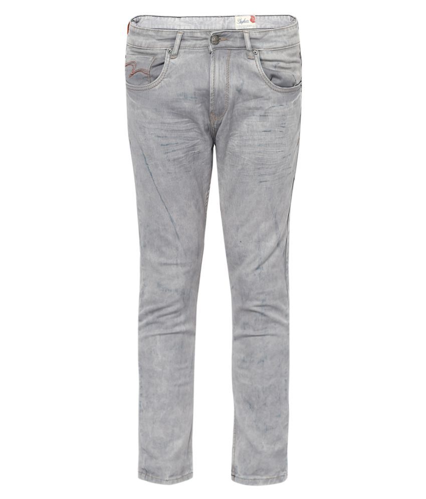 Spykar Grey Slim Jeans - Buy Spykar Grey Slim Jeans Online at Best ...