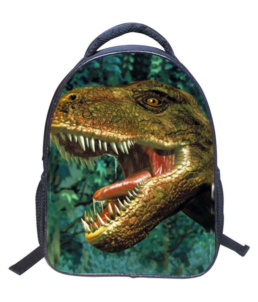 Cool 3D Dinasaur Children School Book Bag Kids Printing Backpacks & Pencil Case 