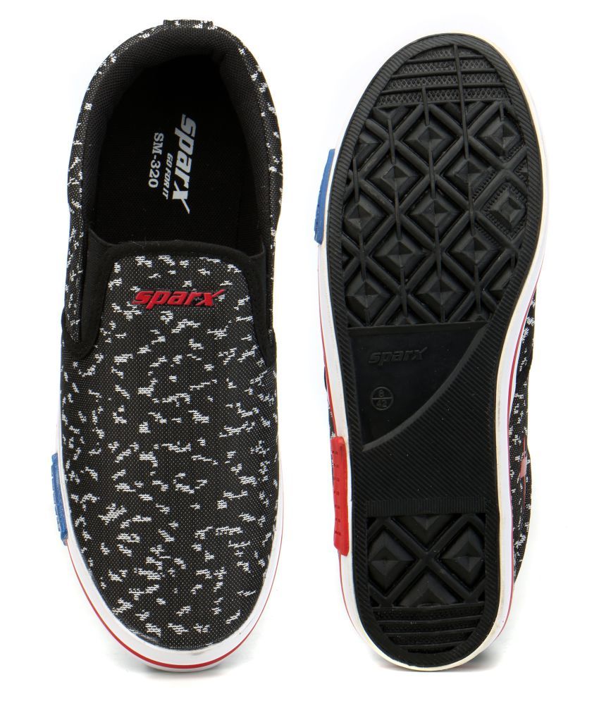 sparx men's mesh loafers