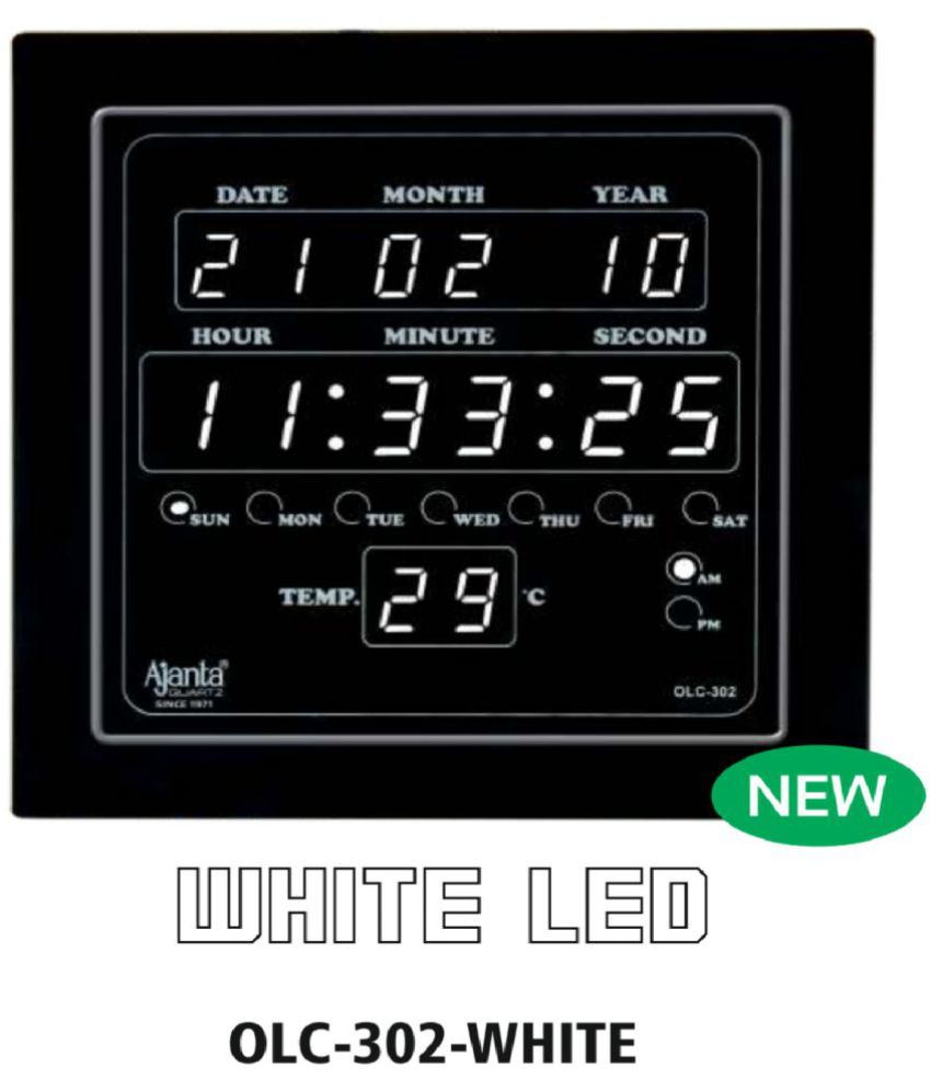 Ajanta Square Digital Wall Clock ( 8 x 6 cms ) Buy Ajanta Square