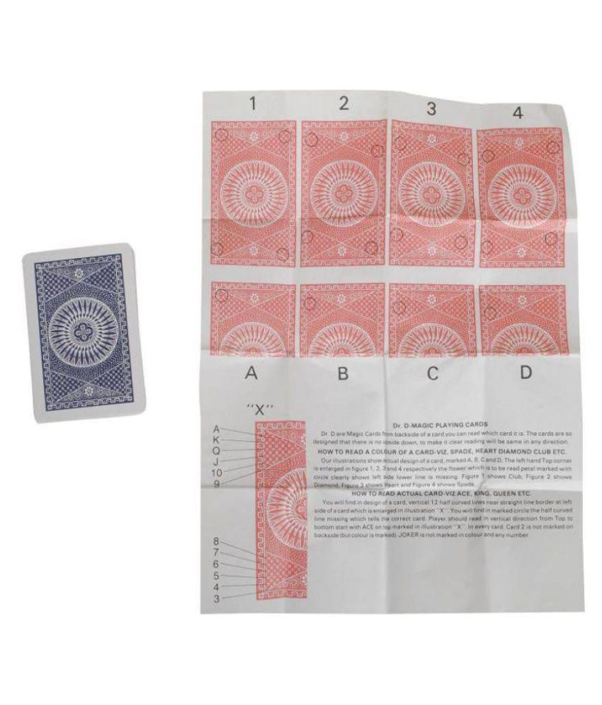 Bs Spy Magic Playing Cards Best For Flash BS2 Duplex Centered Board