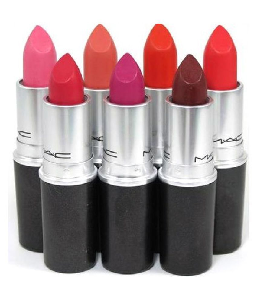 Mac 7 In 1 Matte Lipstick Combo Face Gm: Buy Mac 7 In 1 Matte Lipstick 