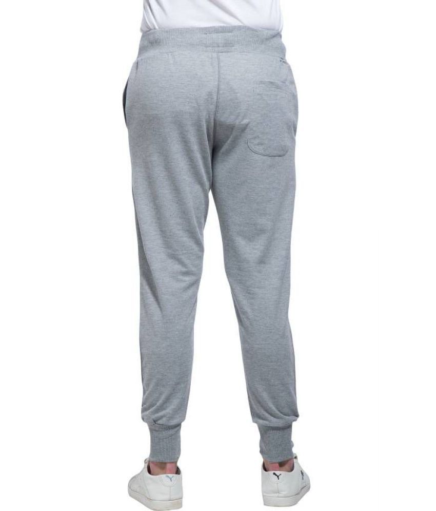 22B Grey Cotton Joggers - Buy 22B Grey Cotton Joggers Online at Low ...